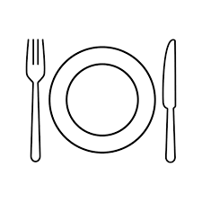 Premium Vector Plate Fork And Knife Icon