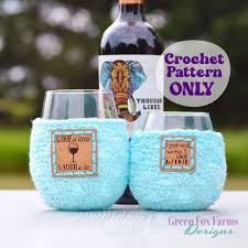 Wine Glass Cozy Crochet Pattern Wine