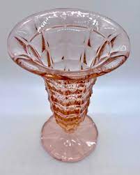 Vintage Glass Vase Vintage Depression