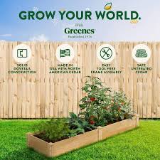 Greenes Fence Cedar Raised Garden Kit