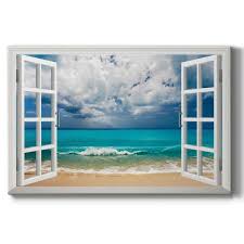 White Stretched Canvas Wall Art