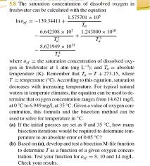 Dissolved Oxygen In Freshwater