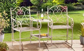 Metal Garden Love Seat Groupon