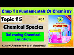 Balancing Chemical Equation Chap 1