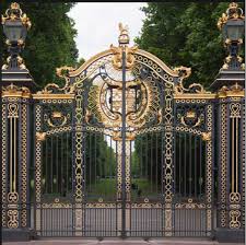 Antique Wrought Iron Ornamental Gates