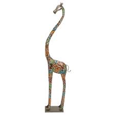 Indoor Outdoor Tall Giraffe Sculpture