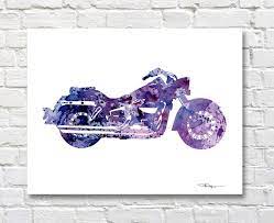 Harley Davidson Art Print Abstract