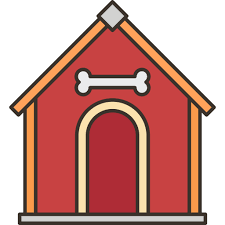 Dog House Amethys Design Lineal Color Icon
