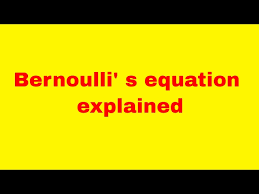 Equation Fluid Mechanics