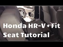 Honda Hr V Fit Back Row Seats Tutorial