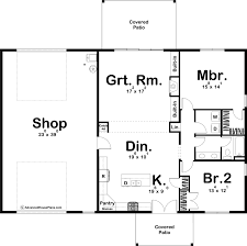 Efficient Barndominium Style Ranch Plan