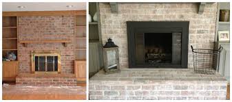 How To Whitewash Brick Fireplace Painting