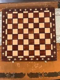 Large Handmade Wooden Chess Set 21 034