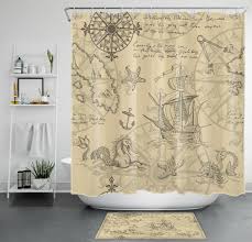 Nautical Shower Curtain Sets