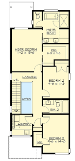 House Plan For Narrow Lots