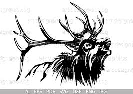 Vector Elk Deer Ai Png Eps Pdf Svg