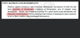 Determinants Matrices Algebra