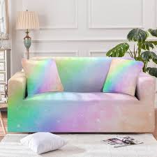 Rainbow Sofa Slipcover Bohemian Couch