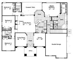 Ranch House Plan With 4 Bedrooms And 3