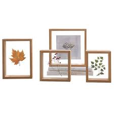 Art Double Sided Wooden Photo Frame
