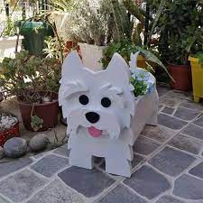 Cartoon Cute Dog Planter Garden