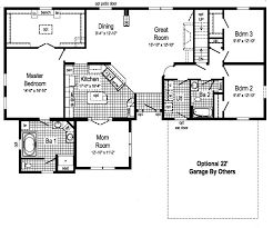Gemini One Stories Modular Home Floor