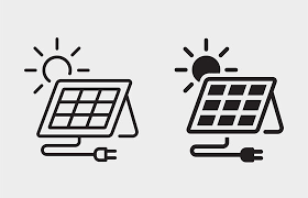 Solar Panel Line Icon Images Browse