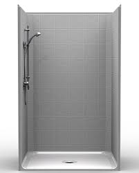 One Piece 48 X 38 Roll In Shower