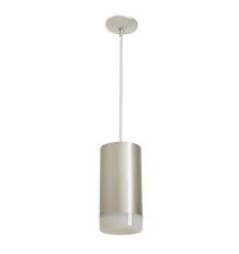 Aluminum Cylinder Pendant With Frosted