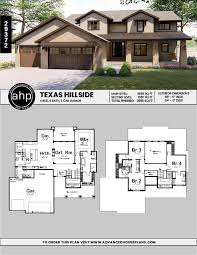 1 5 Story Craftsman Plan Texas Hillside