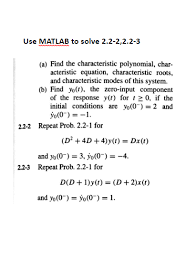 Solved Use Matlab To Solve 2 2 2 2 2 3