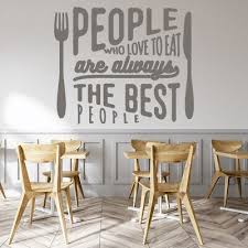 People Who Love To Eat Kitchen Quote