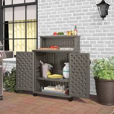 Patio Storage And Prep Station Stoney