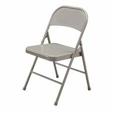 Metal Folding Chair Without Armrest At