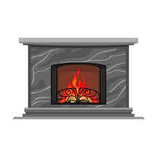 Wood Burning Stove Vector Images