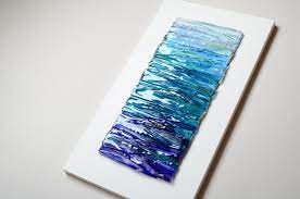 Fused Glass Wall Art Vertical Wall