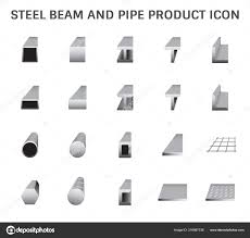steel icon stock vector image