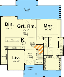 Two Story House Plan With Decks Front