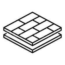 Wood Floor Tiles Icon Outline Wood