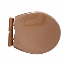 Closed Front Plastic Oval Light Brown