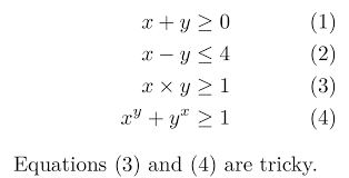 Referencing Subordinate Equations In