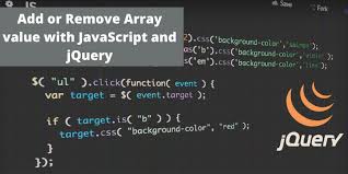 remove array value with javascript