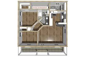 Country House Plan 2 Bedrms 1 Baths