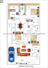 30x55 Duplex Floor Plan Drawing