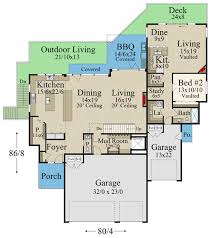 Multi Generational Home Plan With Three