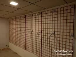 Mild Steel Grid Wall Panel For
