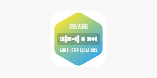Solving Multi Step Equations On The App