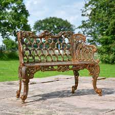 Ornate Cast Iron Single Seater Bench