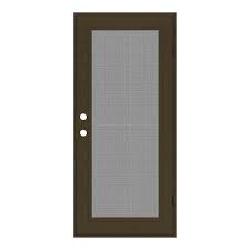 Security Door With Meshtec Screen