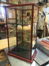 Wood Glass Display Case For